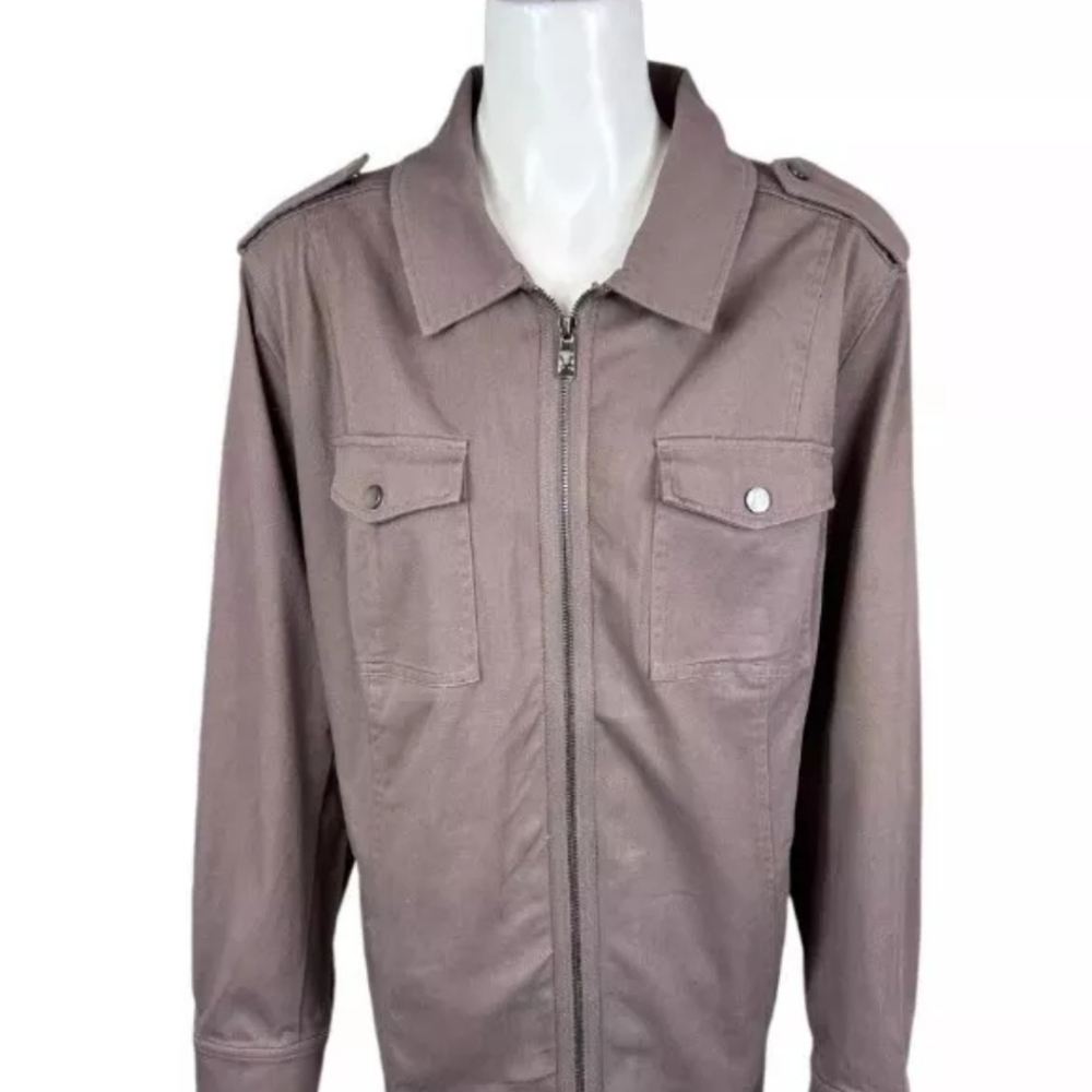 Belle by Kim Gravel Military Jacket In Mink